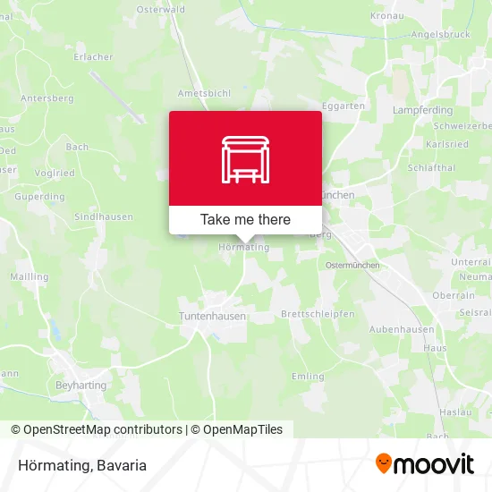 Карта Hörmating