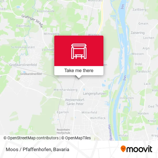 Карта Moos / Pfaffenhofen