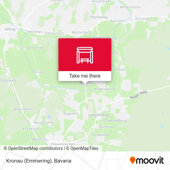 Карта Kronau (Emmering)