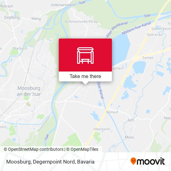 Moosburg, Degernpoint Nord map
