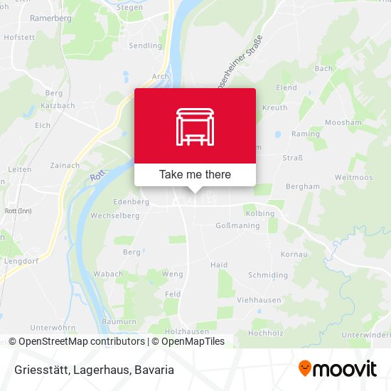 Griesstätt, Lagerhaus map