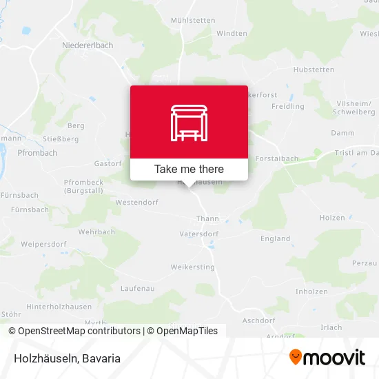 Карта Holzhäuseln