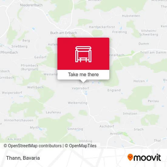 Карта Thann