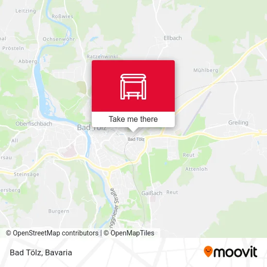 Карта Bad Tölz