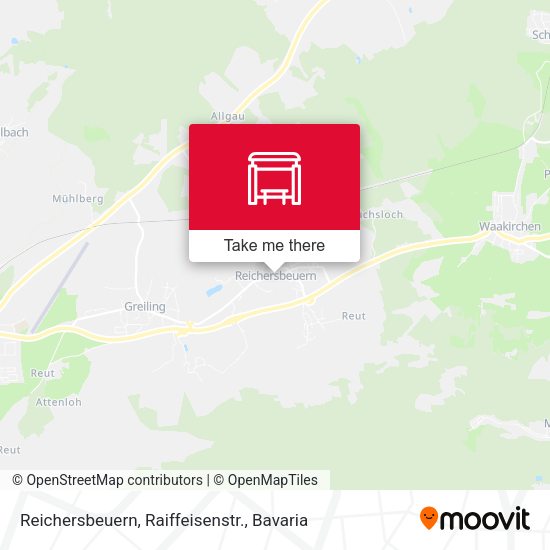 Reichersbeuern, Raiffeisenstr. map