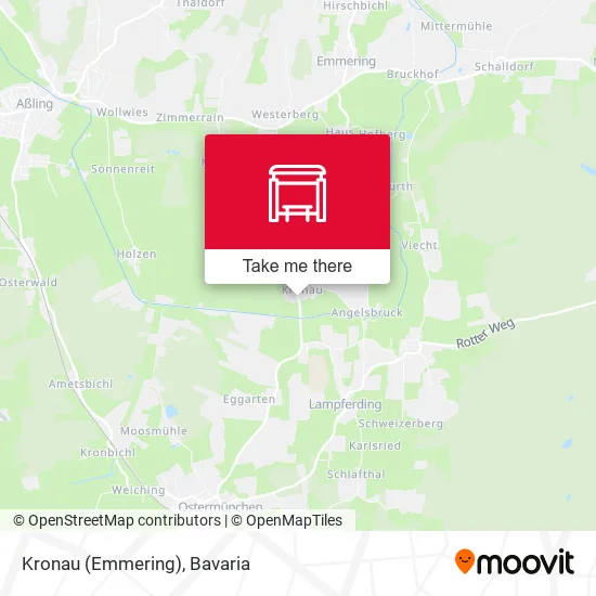 Карта Kronau (Emmering)