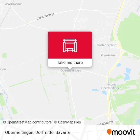 Карта Obermeitingen, Dorfmitte