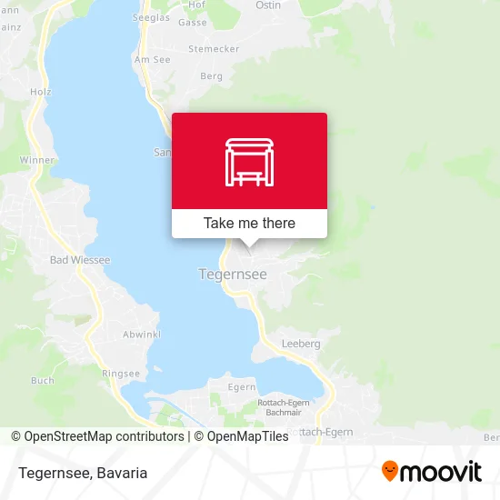Карта Tegernsee