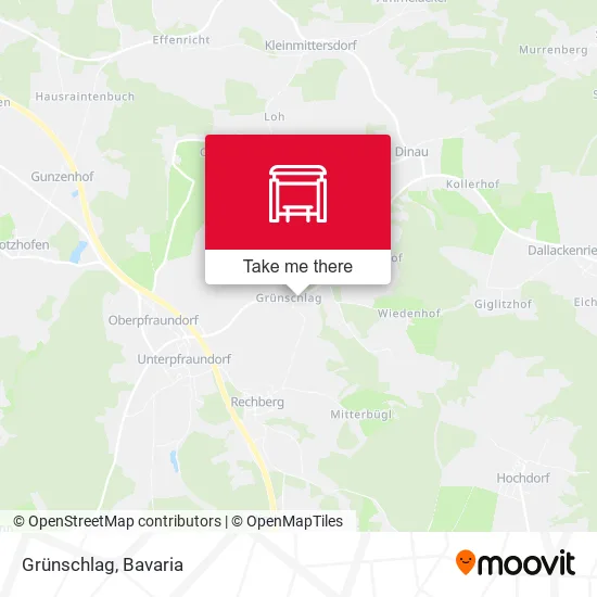 Карта Grünschlag