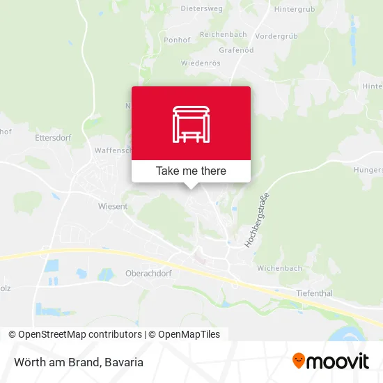 Карта Wörth am Brand
