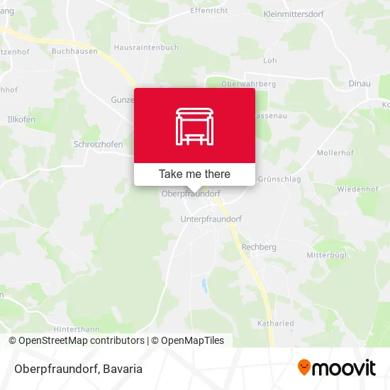 Карта Oberpfraundorf