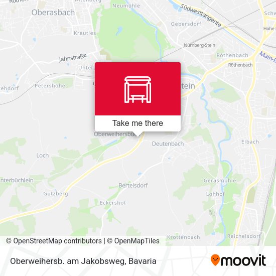Oberweihersb. am Jakobsweg map