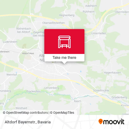 Карта Altdorf Bayernstr.