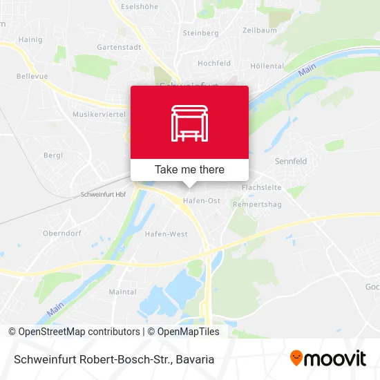 Карта Schweinfurt Robert-Bosch-Str.