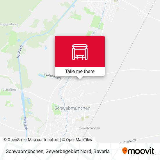 Schwabmünchen, Gewerbegebiet Nord map
