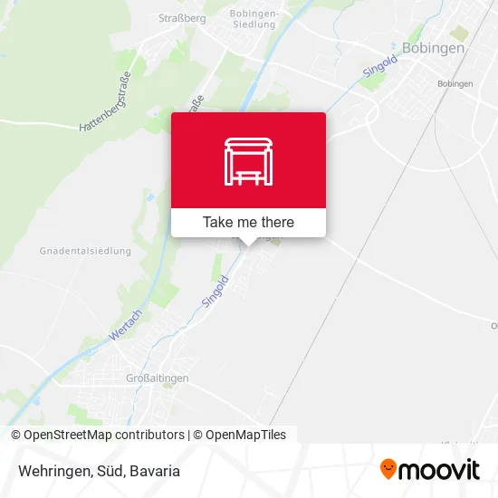 Карта Wehringen, Süd
