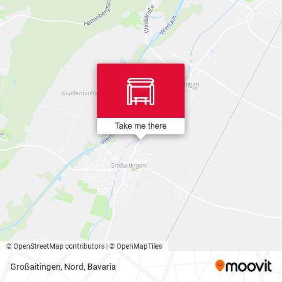 Карта Großaitingen, Nord