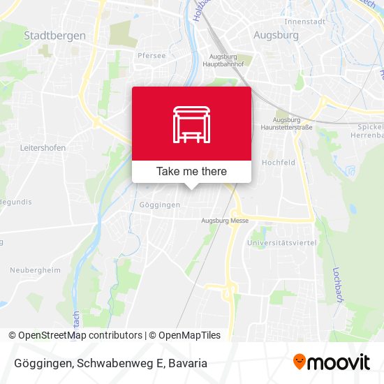 Göggingen, Schwabenweg E map