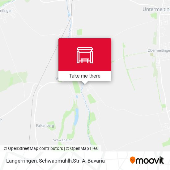 Langerringen, Schwabmühlh.Str. A map