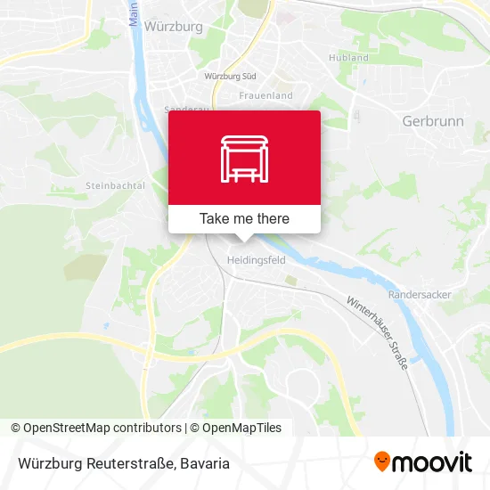 Карта Würzburg Reuterstraße