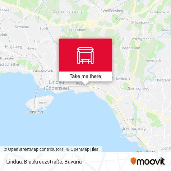 Lindau, Blaukreuzstraße map