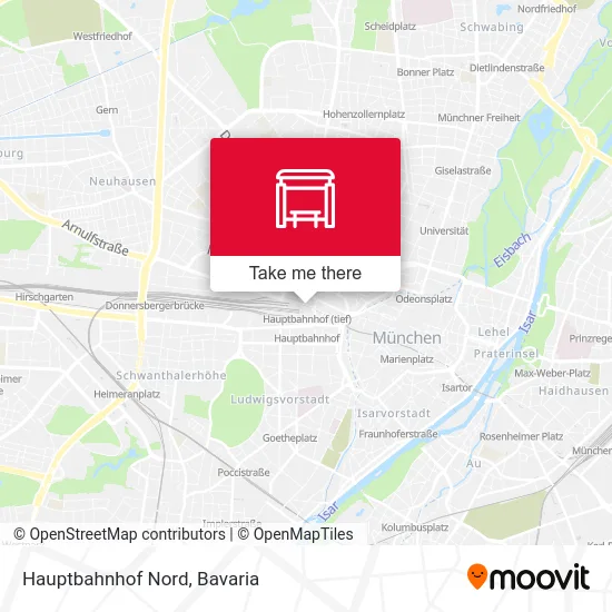 Карта Hauptbahnhof Nord