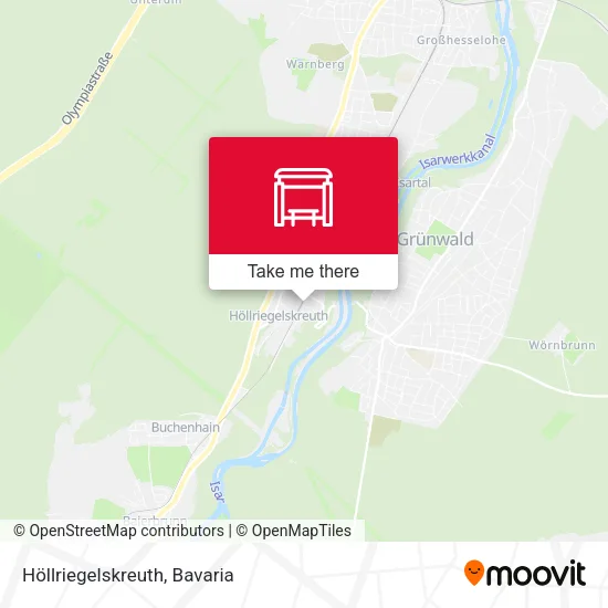 Карта Höllriegelskreuth