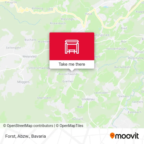 Карта Forst, Abzw.