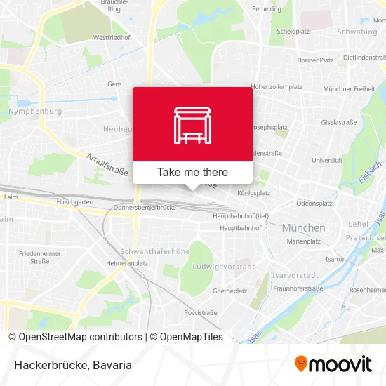 Карта Hackerbrücke