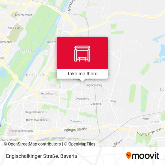 Карта Englschalkinger Straße