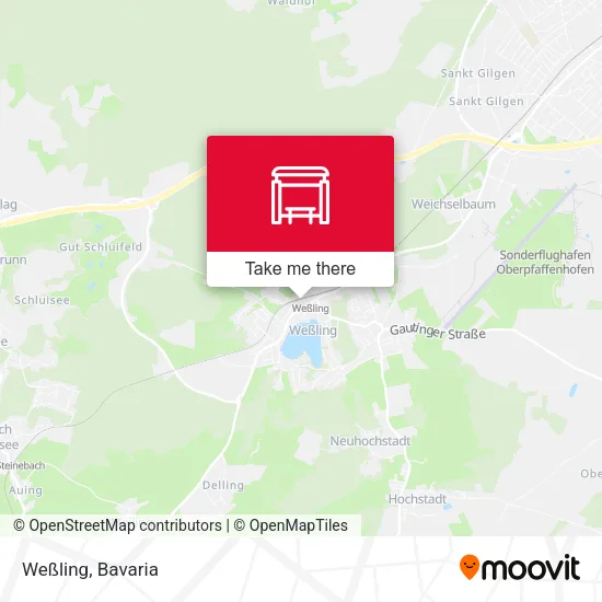 Карта Weßling