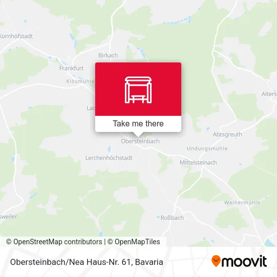 Карта Obersteinbach/Nea Haus-Nr. 61