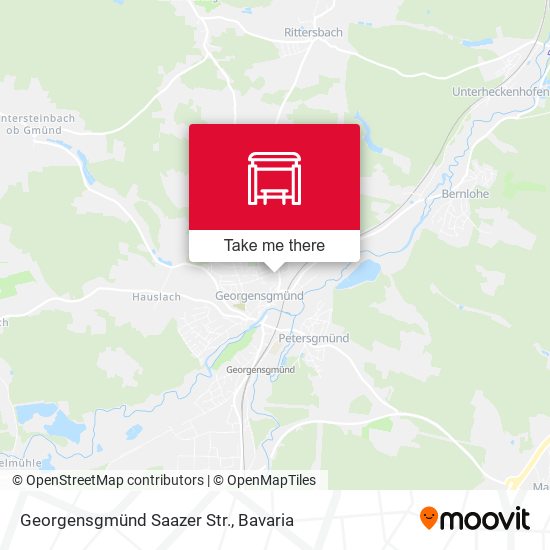 Карта Georgensgmünd Saazer Str.