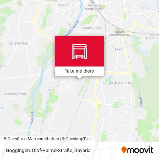Göggingen, Olof-Palme-Straße map