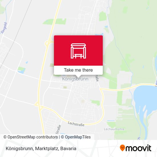 Königsbrunn, Marktplatz map