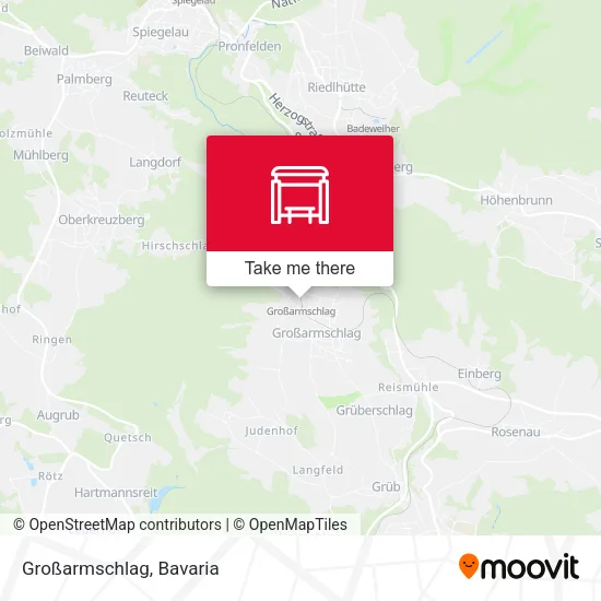 Карта Großarmschlag