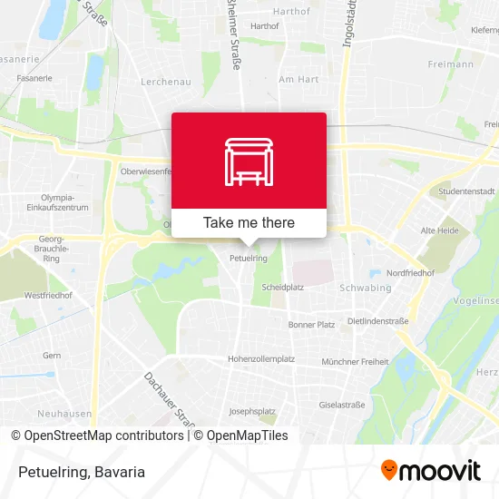 Карта Petuelring