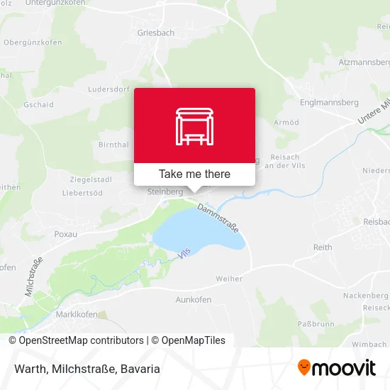 Карта Warth, Milchstraße