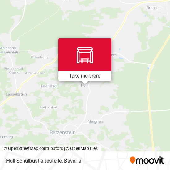 Hüll Schulbushaltestelle map