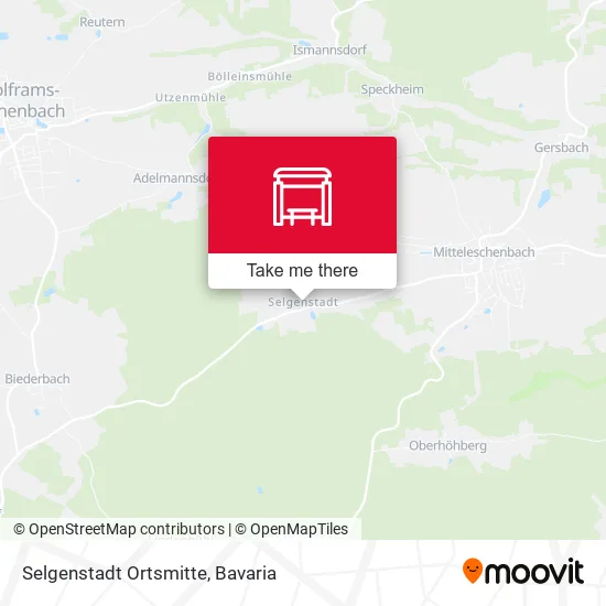 Карта Selgenstadt Ortsmitte