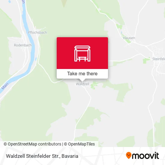 Карта Waldzell Steinfelder Str.