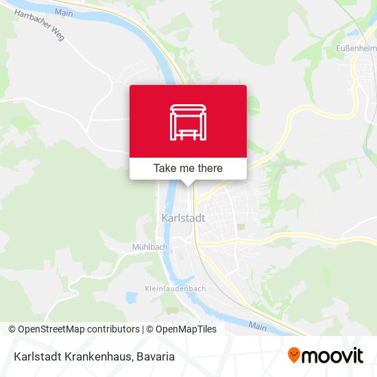 Karlstadt Krankenhaus map