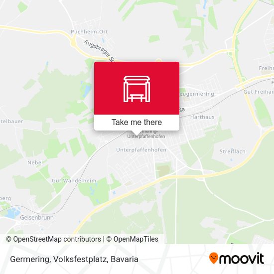 Карта Germering, Volksfestplatz