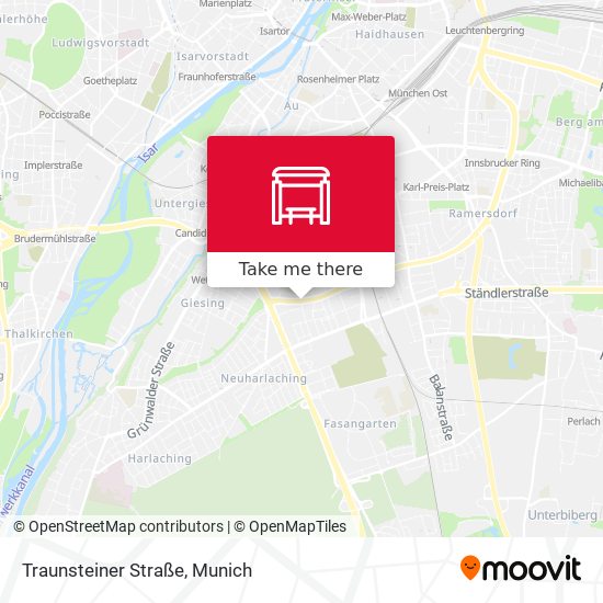 Traunsteiner Straße map