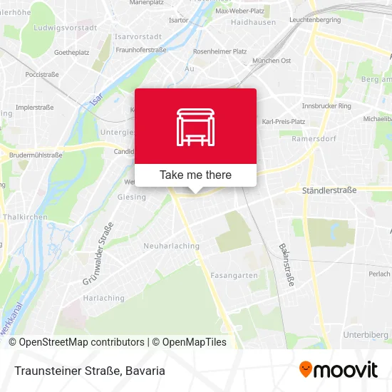 Карта Traunsteiner Straße