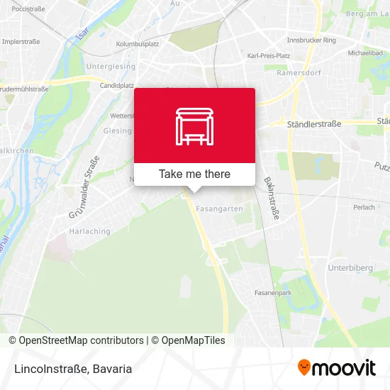 Карта Lincolnstraße