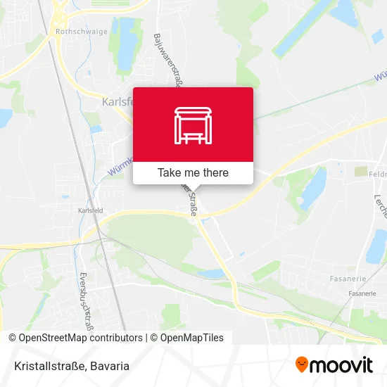 Карта Kristallstraße