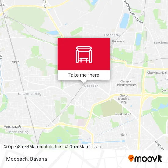 Карта Moosach