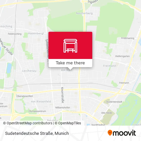 Карта Sudetendeutsche Straße