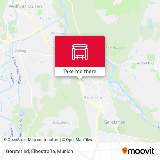 Geretsried, Elbestraße map